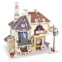 Wood Collectibles Toy for Global Houses-Britain Tea House